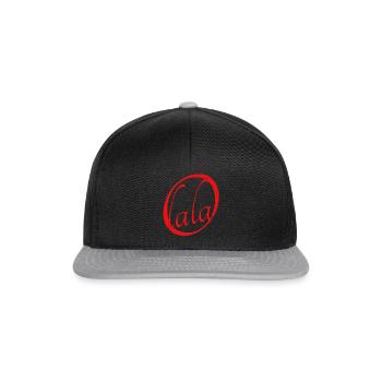 Oh lala, cooler Spruch, lustiger Spruch - Snapback Cap - Schwarz/Grau - Vorne