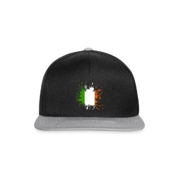 Ireland Irland - Snapback Cap - Schwarz/Grau - Vorne