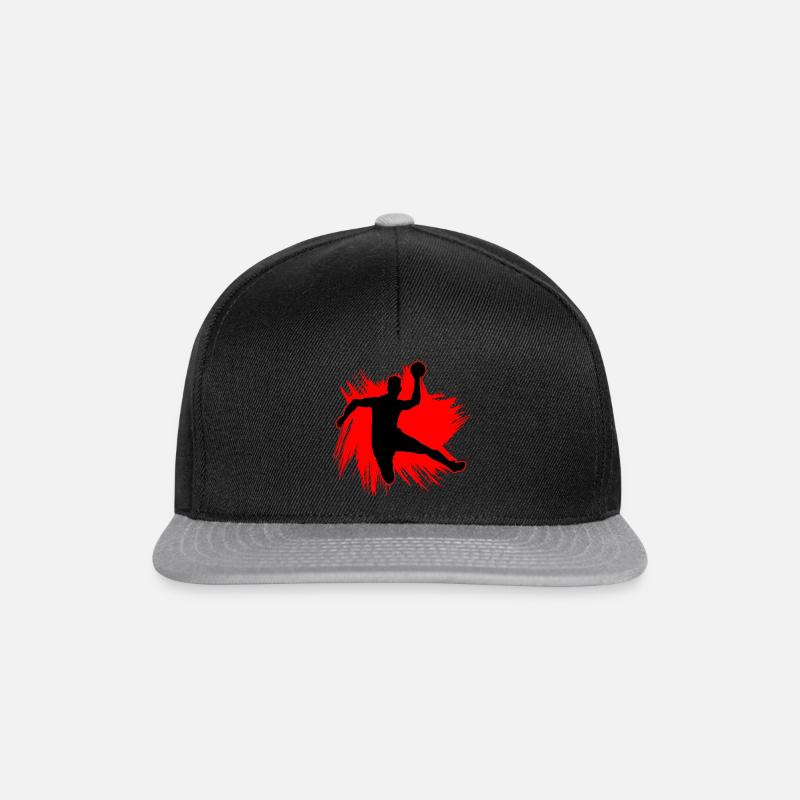 handball - Snapback Cap - Schwarz/Grau