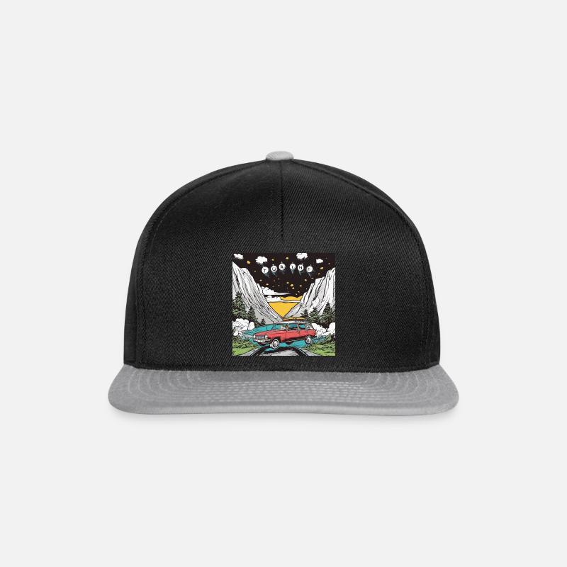 Roadtrip - Snapback Cap - Schwarz/Grau