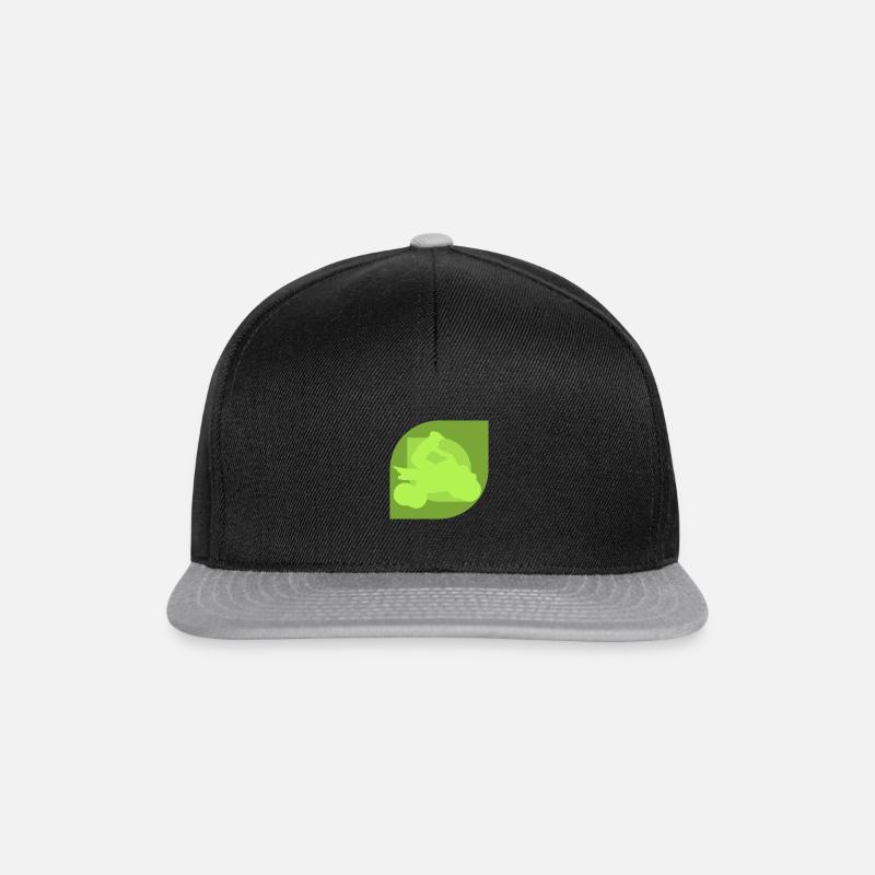 Quad Quad Quad - Casquette snapback - noir/gris