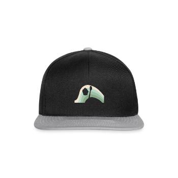 Cupcake Muffin Törtchen - Snapback Cap - Schwarz/Grau - Vorne