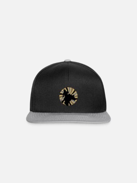 Stunt Motorrad Quad - Snapback Cap - Schwarz/Grau