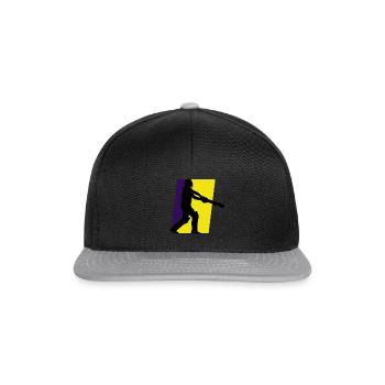 Pichet Cricket Lancer - Casquette snapback - noir/gris - Devant