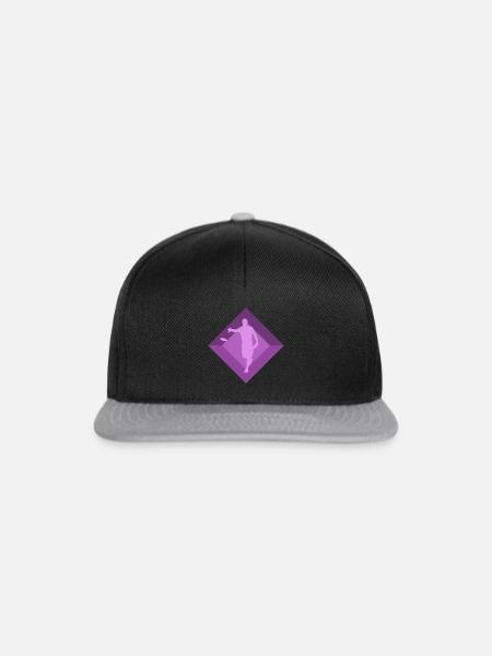 Discgolf Frisbee Frisbee - Snapback Cap - Schwarz/Grau