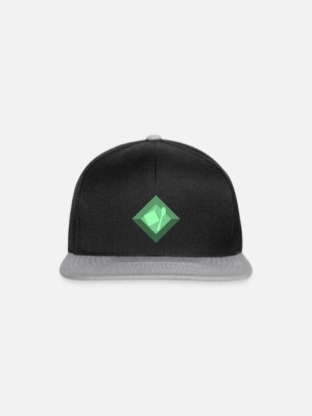 Backen Backwaren Backwaren - Snapback Cap - Schwarz/Grau