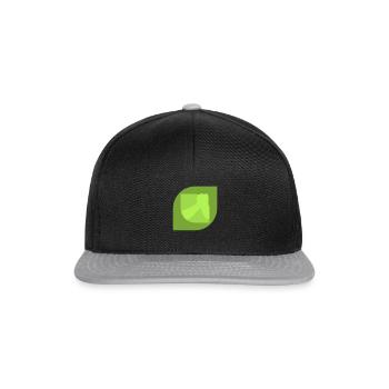 Starker Mann Armdrücken Bankdrücken - Snapback Cap - Schwarz/Grau - Vorne