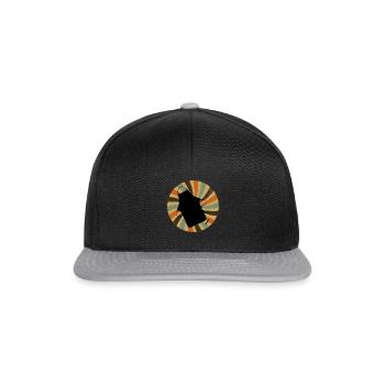 Baking Kuchen Backen - Snapback Cap - Schwarz/Grau - Vorne