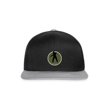 Pitcher Cricketmannschaft Cricketteam - Snapback Cap - Schwarz/Grau - Vorne