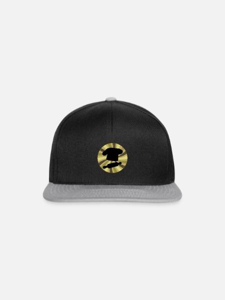 Baking Backen Backwaren - Snapback Cap - Schwarz/Grau