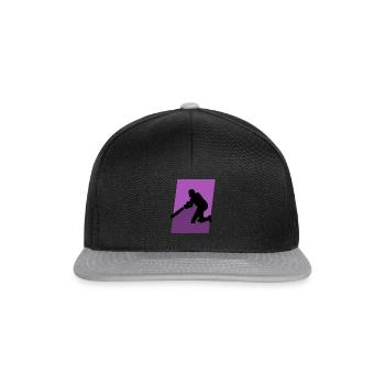 Pichet de cricket Joueur de cricket - Casquette snapback - noir/gris - Devant