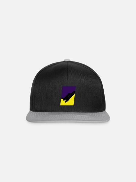Aerospace Engineering Aerospace Fliegen - Snapback Cap - Schwarz/Grau