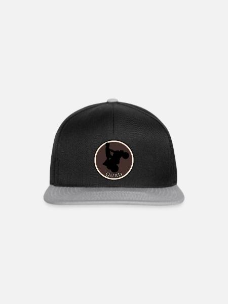 Stunt Stuntman Quad - Snapback Cap - Schwarz/Grau