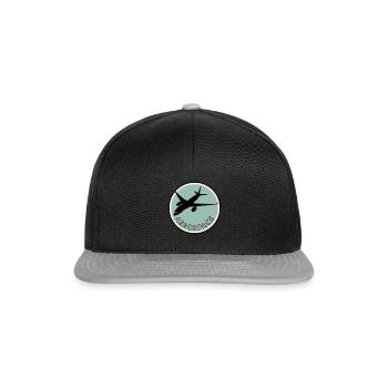 Aviation, Aviation, Aérospatiale - Casquette snapback - noir/gris - Devant