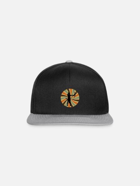 Bogenschießen Schießsport - Snapback Cap - Schwarz/Grau