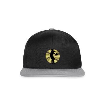 Équipe de Dodgeball Équipe de Dodgeball - Casquette snapback - noir/gris - Devant