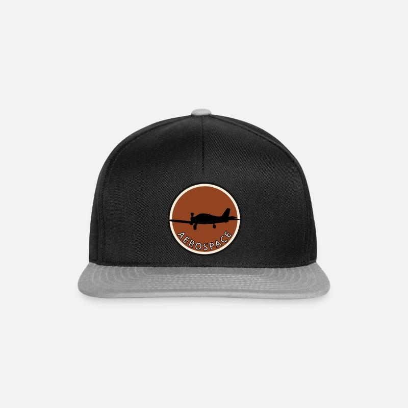 Flieger Aerospace Flieger - Snapback Cap - Schwarz/Grau