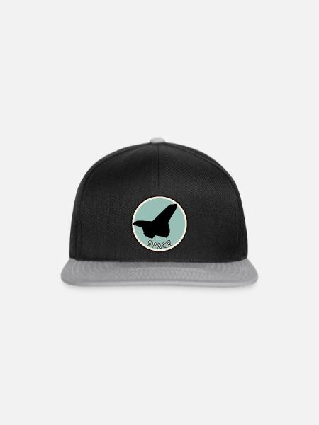 Flieger Fliegen - Snapback Cap - Schwarz/Grau
