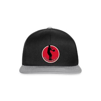 Équipe de ballon-chasseur de sports de balle - Casquette snapback - noir/gris - Devant