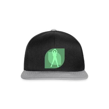 Aérobic Entraînement aérobique - Casquette snapback - noir/gris - Devant
