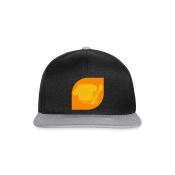 Backen Bäckerei Bäcker - Snapback Cap - Schwarz/Grau - Vorne