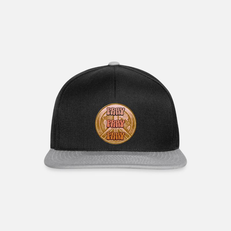 Pray Pray Pray - Snapback Cap - Schwarz/Grau