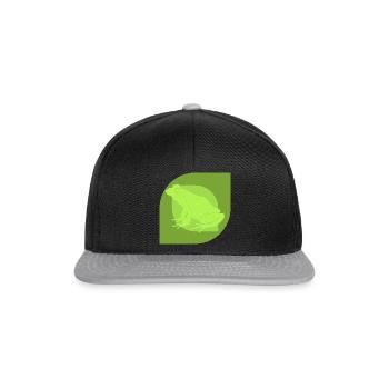 Grenouille Quark Amphibien - Casquette snapback - noir/gris - Devant