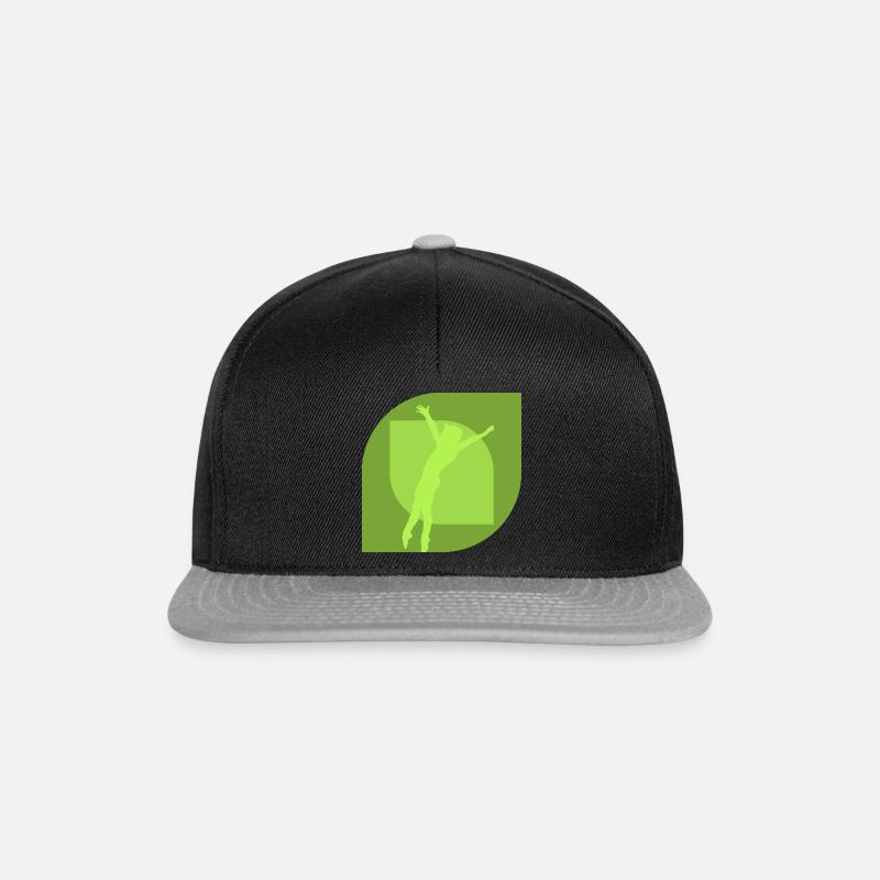 Gymnastiktraining Turnen Turner - Snapback Cap - Schwarz/Grau