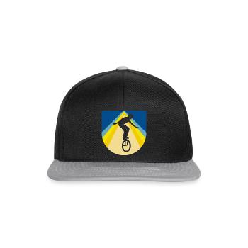 Artiste des pédales de monocycle - Casquette snapback - noir/gris - Devant