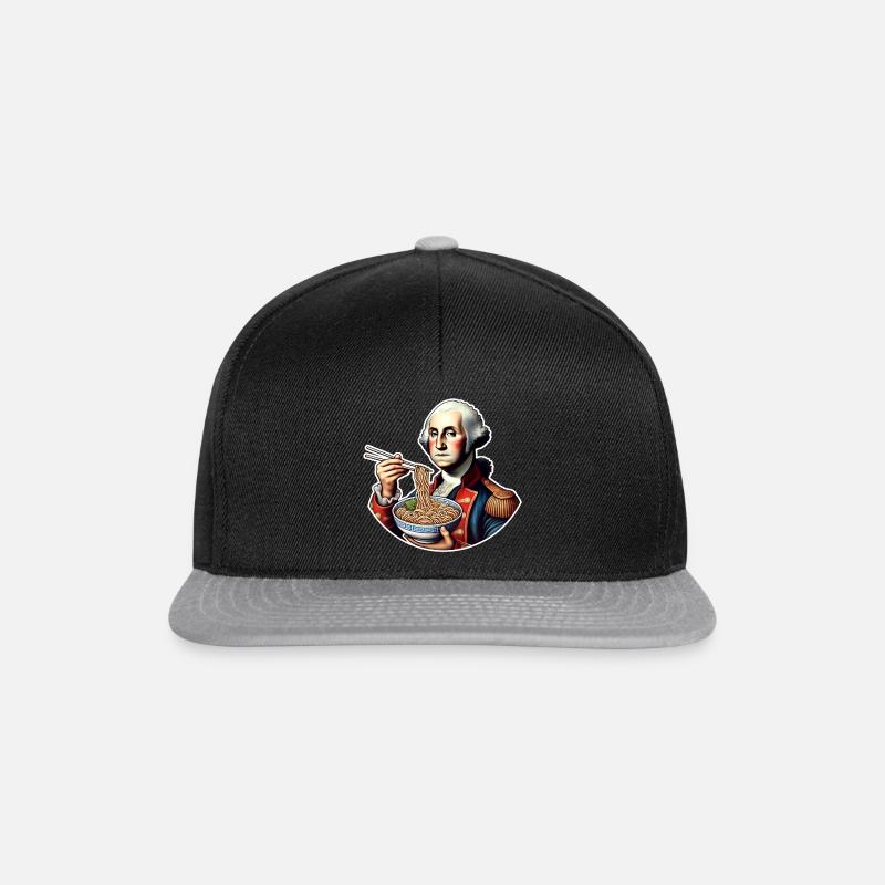 Hungry George - Snapback Cap - Schwarz/Grau