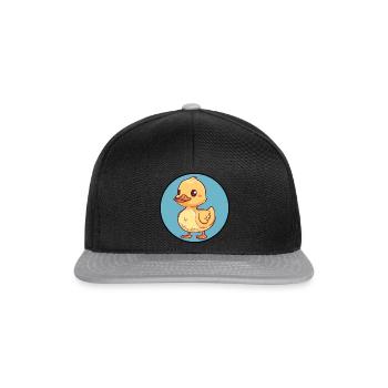 Quak Ente - Snapback Cap - Schwarz/Grau - Vorne