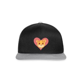 Souris Rongeur - Casquette snapback - noir/gris - Devant