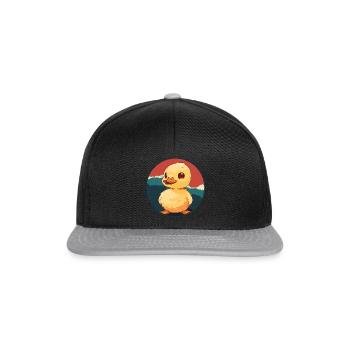 Caneton Coin, Bec - Casquette snapback - noir/gris - Devant