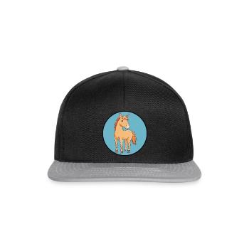 Horse Rider Ross - Snapback Cap - black/grey - Front