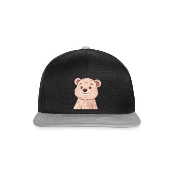 Baer Waldtier - Snapback Cap - Schwarz/Grau - Vorne