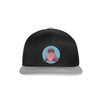 Walrus Sea Creatures Alaska - Snapback Cap - black/grey - Front