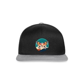 Butterfly Woodland Dweller Animal Lover - Snapback Cap - black/grey - Front