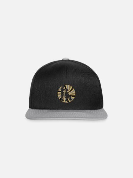 Friseur Kamm - Snapback Cap - Schwarz/Grau