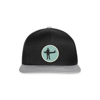 Flight Attendant Aircraft - Snapback Cap - black/grey - Front
