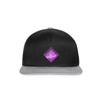 Kajakfahren Wildwasser Rafting - Snapback Cap - Schwarz/Grau - Vorne