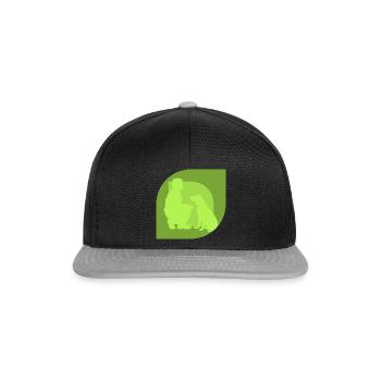 Dog Trainer Dog School Dog Training - Snapback Cap - black/grey - Front