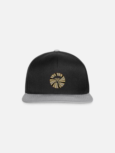 Skydiving Base Jumping - Snapback Cap - Schwarz/Grau