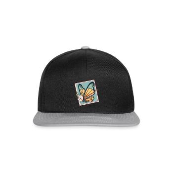 Papillon Papillon Animal - Casquette snapback - noir/gris - Devant