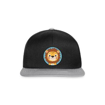 Loewe Lionne Lion - Casquette snapback - noir/gris - Devant