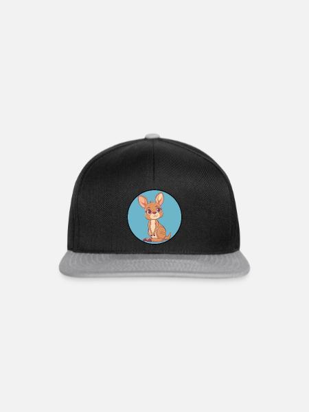 Kaenguru Sydney - Snapback Cap - Schwarz/Grau
