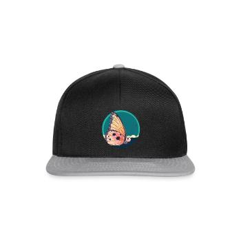 Papillon Forêt Habitants de la Forêt - Casquette snapback - noir/gris - Devant