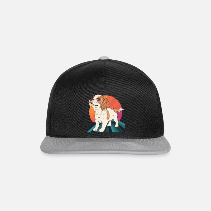 Chien Chiens - Casquette snapback - noir/gris