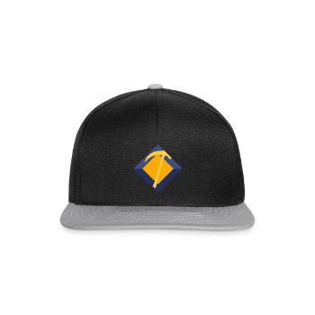 Mineur de pioche Miner - Casquette snapback - noir/gris - Devant
