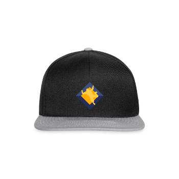 Parachutisme Adrénaline Base Jump - Casquette snapback - noir/gris - Devant