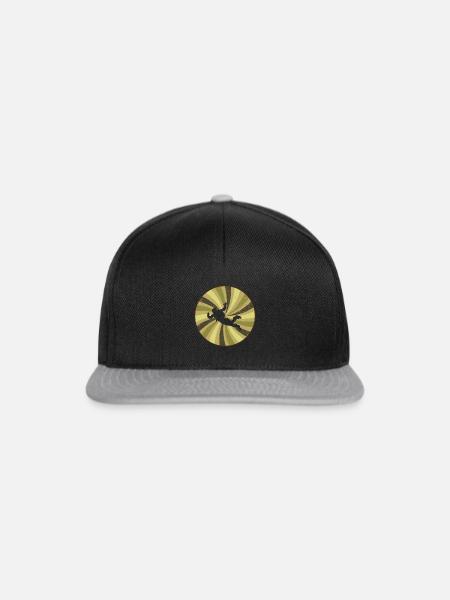 Skydiving Freifall Parachuting - Snapback Cap - Schwarz/Grau